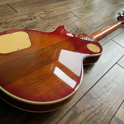 1980s Burny RLC Custom Ace Frehley Electric Guitar 3 Pickups LP Dimarzio Upgrade gibson Burst image 12