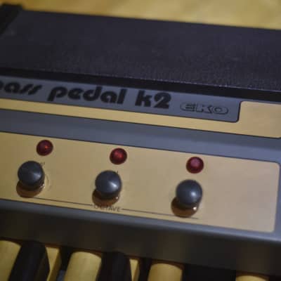 EKO K2 Bass Pedal Basspedal Analog Synth Organ Moog No Midi 70s 80s 1978  Vintage Rar image 7