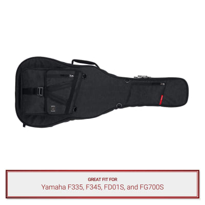 Gator Charcoal Transit Case fits Yamaha F335, F345, FD01S, FG700S image 1
