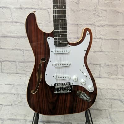 Cozart Semi Hollow Strat Style Electric Guitar image 3