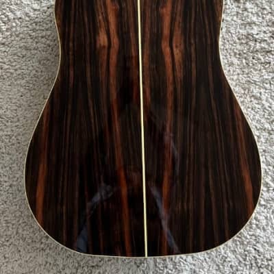 D'Angelico DAED500VSB2GP Bowery Dreadnought CE 6 String Guitar -Vintage Sunburst image 2