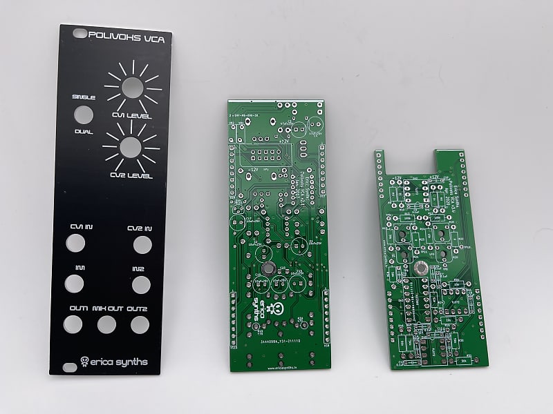 Erica Synths DIY Polivoks VCA - PCBs & Panel ONLY image 1