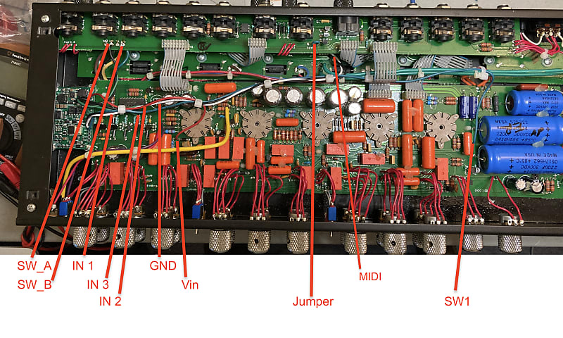 Mesa Boogie MIDI and Quiet Channel Switching Mod PCB for Mesa