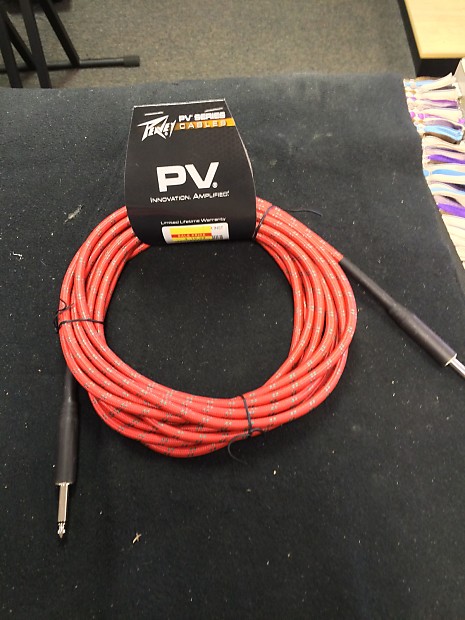 Peavey 00578880 PV Series 20' TRS Straight-Straight Instrument Cable image 1