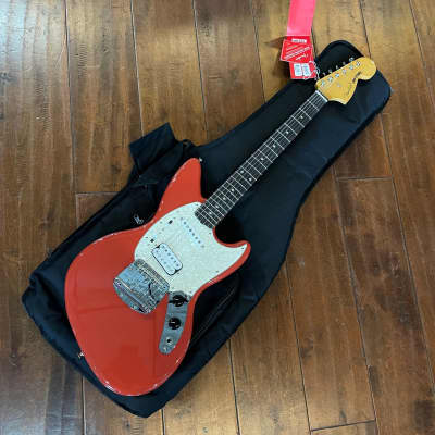 Fender 2021 Kurt Cobain Jag-Stang RW Fiesta Red 7lbs, 13.3oz S# MX21523095 image 1