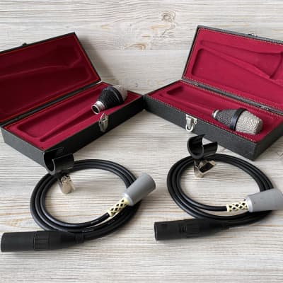 SPRING SALE! 1971 Matched Pair Of EAG Beag MD-21N Vintage Dynamic Microphones + Extras image 5