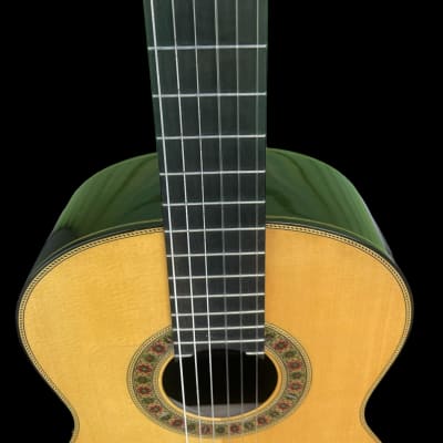 Carlos Pina Classical Concert Guitar BRaZiLiaN RoSeWooD & Spruce ToP  Brazilian Rosewood Concert Classical Guitar  Brazilian Rose wood & Spruce & Lacquer finish image 3