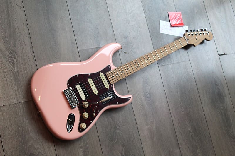 Fender player stratocaster in 2024 shell pink