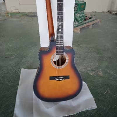 6 String / 6 String Acoustic Electric, Double Sided Busuyi Double Neck Guitar for Alternate tuning image 2