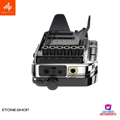 ALP AD-80 Electric Guitar Headless Travel Guitar Foldable Body Headphone Output 2022 Black image 4