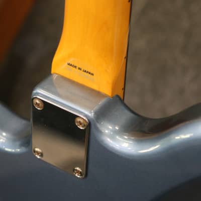 Fender 2007 Reissue Made in Japan Jazzmaster 2007 - Blue with Gold Pickguard image 10