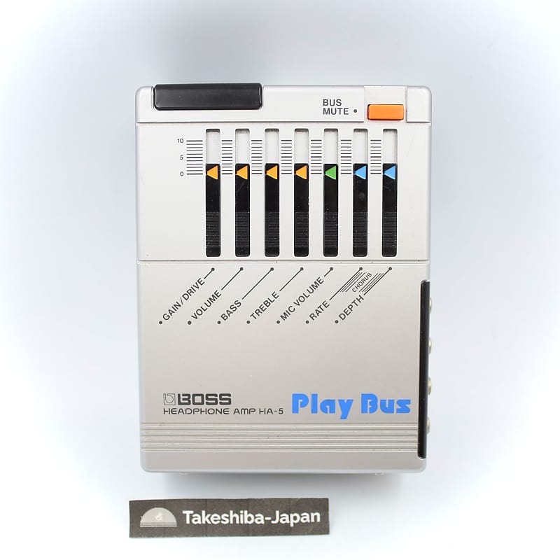 83年初期モデル★BOSS HA-5 Play Bus ヘッドフォンアンプ Boss HA-5 Play Bus Headphone Amp - Evolution Music