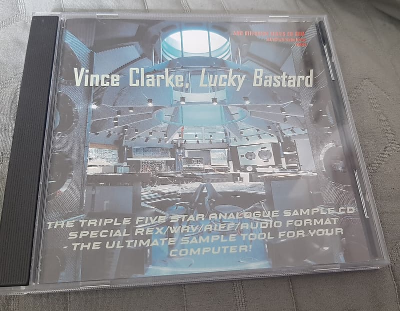 AMG Vince Clarke Lucky Bastard Sampling CD 1998 Reverb