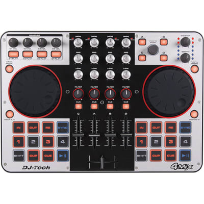 DJ-Tech 4MIX 4-Channel Controller w/ Audio Interface + Virtual DJ LE image 3