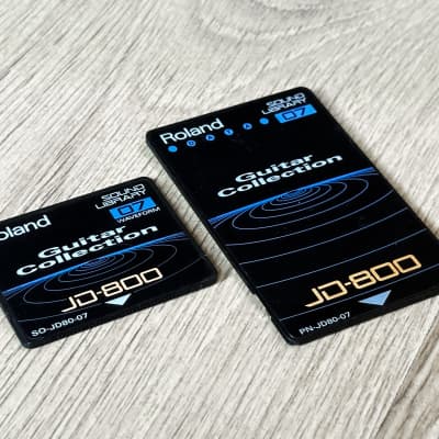 Roland JD-800 / JD-990 // PN-JD80-07 // GUITAR COLLECTION ROM card set