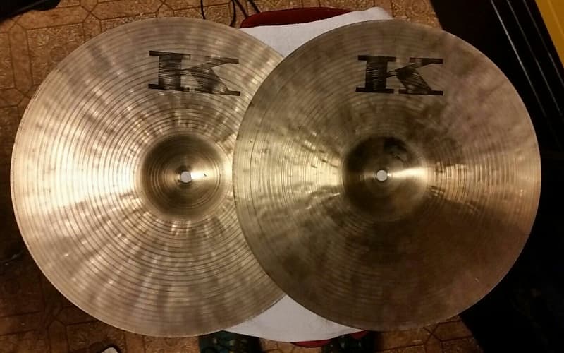 Zildjian 14" Canadian K Hi-Hat Cymbals (Pair) 1978 - 1981 image 1