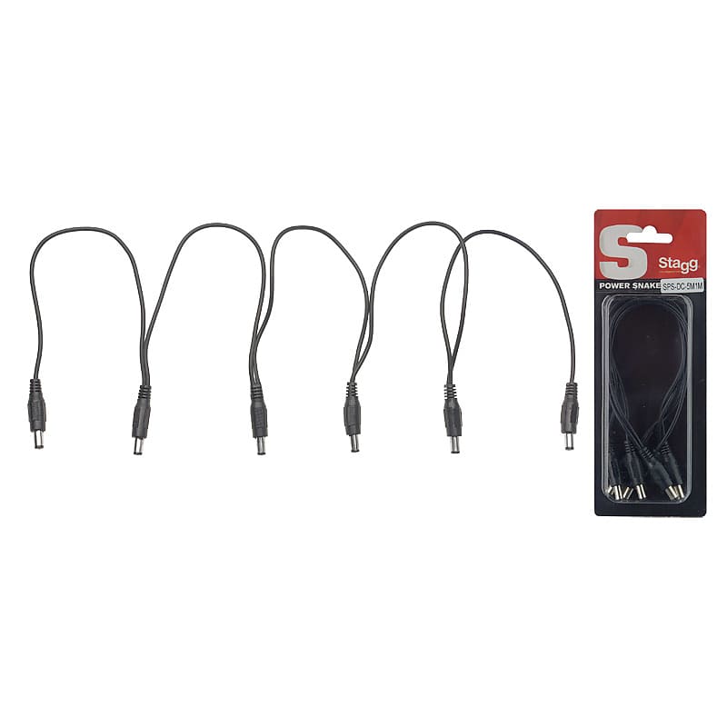 Stagg SPS-DC-5M1M 5 Way DC Power Harness image 1