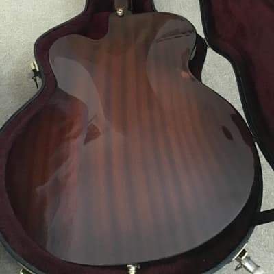 Foster Basin Street 17in Thinline Jazz Archtop Cremona Burst Guitar image 3