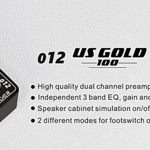 Mooer Micro Preamp 012 US Gold 100 Guitar Effects Pedal Based on FriedMan Brown Eye 100 image 4
