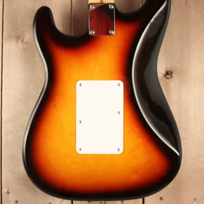 Fender Standard Stratocaster (MIM) 3 color sunburst guitar 2002 image 8