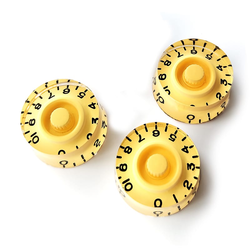 Speed Control Knobs Cream 3x Knob Reverb
