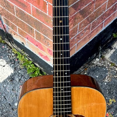 Martin D-18 1940 - this is 1 of 3 ever made w/a Tortoise Headstock overlay w/a matching Bound Body. image 8