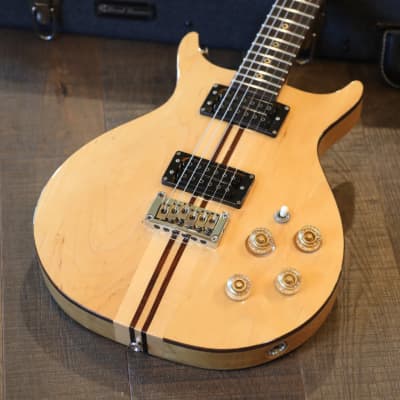 1979 Washburn Wing Series Falcon Natural Double-Cut Neck-Through Electric Guitar + Hard Case image 2