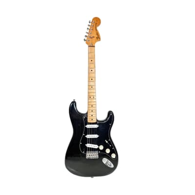 Fender Stratocaster hardtail Black 1976 image 2