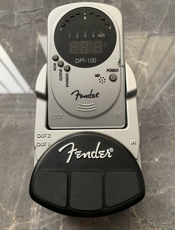 Fender DPT-100 Detachable Pedal Tuner 2010s - Silver image 1