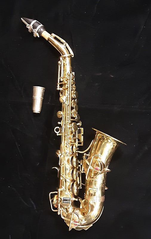 Used Vintage Lyon & Healy Curved Soprano Saxophone (Low Reverb