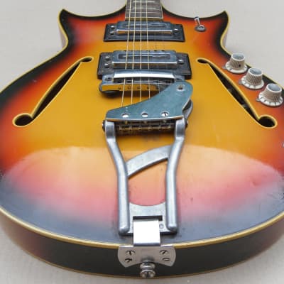 Argus Unknown Model Vintage Archtop Electric Guitar image 6