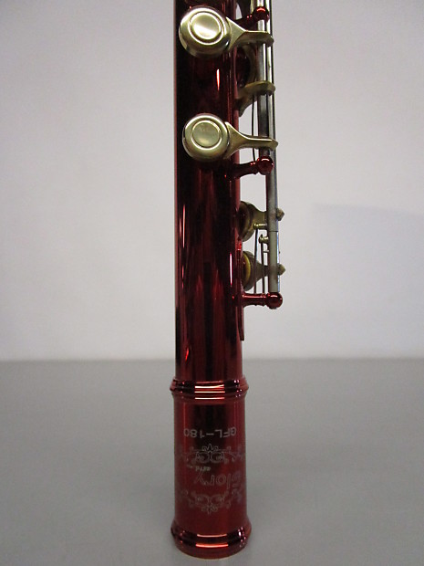 Glory GFL-180 Offset Closed-Hole Flute, Red | Reverb