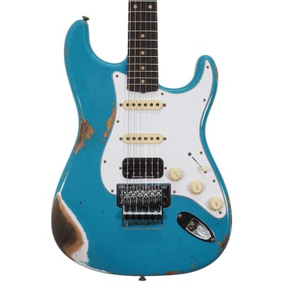 Fender Custom Shop 1960 Stratocaster Heavy Relic, HSS Floyd Rose, Tao Turquoise for sale