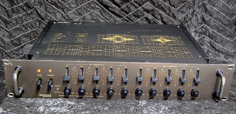 Technics SH-9010 Stereo Parametric-Graphic Equalizer - Vintage, tested,  works and sounds perfect