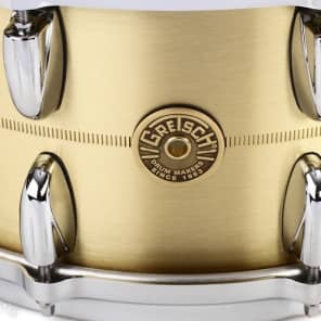 Gretsch Drums USA Bell Brass Snare Drum - 6.5 x 14-inch - Brushed image 7