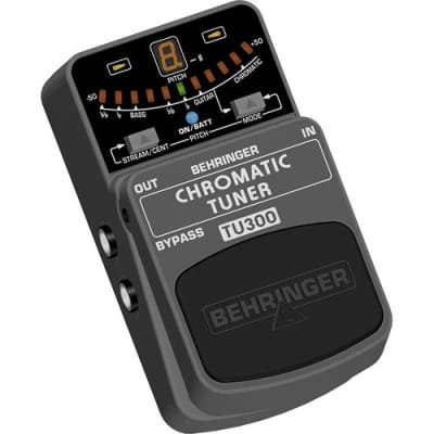 Behringer TU300 Chromatic Tuner Pedal Bundle