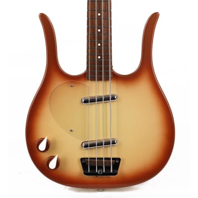 Danelectro Left Handed Longhorn Bass - Copperburst image 1