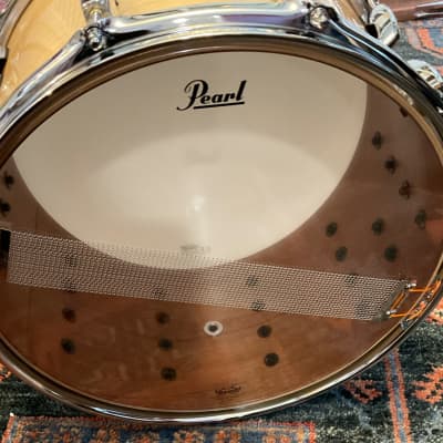 Pearl Session Studio Select Snare Drum - 14" x 8"- Gloss Natural Birch image 3