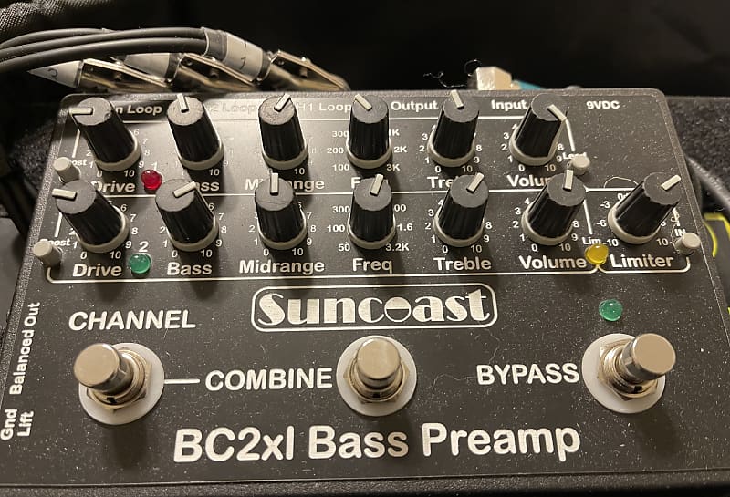 Suncoast BC2xl Bass Preamp 2022 Black Reverb