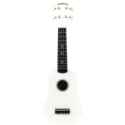 Diamond Head DU-109 Rainbow soprano ukulele, white with gig bag image 2