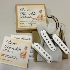 Bare Knuckle Apache Single Coil Set White | Reverb