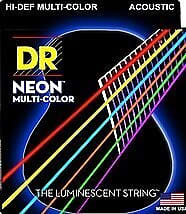 DR Multi-Color 12 Light Acoustic Strings image 1