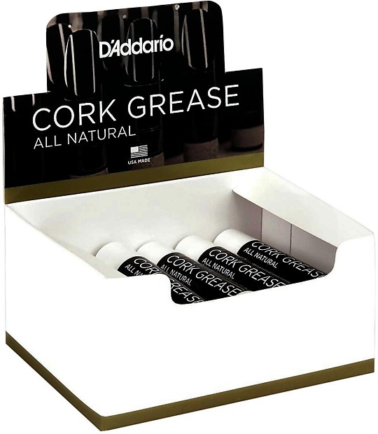 D'Addario DCRKGR12 All Natural Cork Grease - Box of 12 Tubes image 1