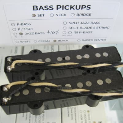 Lindy Fralin 5-String Jazz Bass Pickups Set 10% Overwound image 2