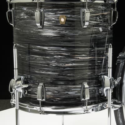 Ludwig Classic Maple FAB 3pc Shell Pack - Vintage Black Oyster image 5