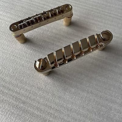 Ibanez QuickChange III Tailpiece with Tune O Matic Bridge in Gold