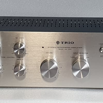 Trio KA-1500 1977 stereo integrated amplifier - silver image 1