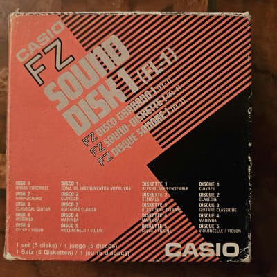 Casio FZ Sound Disk 1 1980's