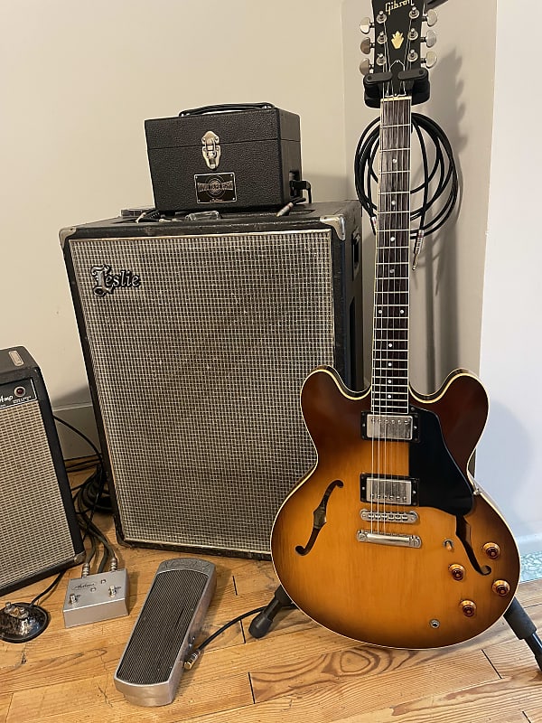 Gibson ES 335 Dot Tim Shaw 1987 - SUNBURST | Reverb
