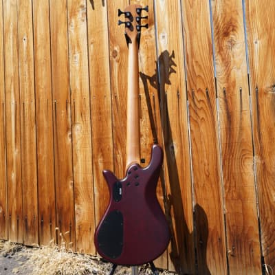 Spector NS Pulse-II Black Cherry Matte 5-String Electric Bass Guitar (2022) image 3
